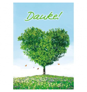 Dankeskarten 01-259 Danke bunt