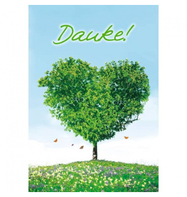 Dankeskarten 01-259 Danke bunt