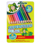 Buntstifte Supersticks Delta 12-farbig sortiert