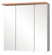 Spiegelschrank Jelda 148838 platingrau, eiche-landhaus 70,5 x 23,7 x 72,3 cm
