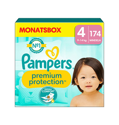 Windeln Premium Protect Maxi, Gr&ouml;&szlig;e 4 (9-14 kg)
