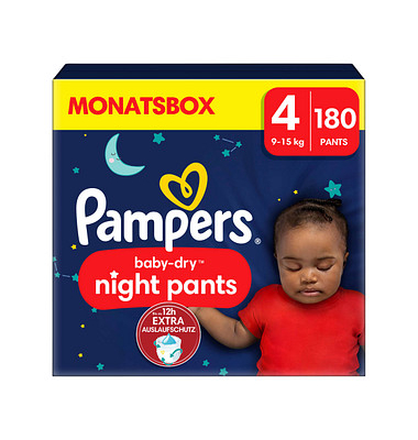 Windeln night pants Größe Gr.4 (9-15 kg) für Babys, Windeln Windeln