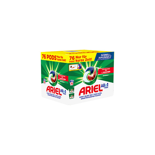 8700216240659 - UNIVERSAL+ Alli1 PODS Waschmittel 8700216240659 ARIEL 76 Stück 8700216240659 - UNIVERSAL+ Alli1 PODS Waschmittel 8700216240659 ARIEL 76 Stück