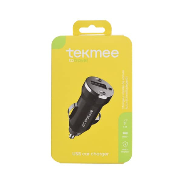 3661075125769 - Ladeadapter KFZ USB-A 12V schwarz 3661075125769 TEKMEE 3661075125769 - Ladeadapter KFZ USB-A 12V schwarz 3661075125769 TEKMEE