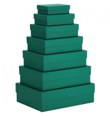 Geschenkkarton Basics forest   7 Stück 