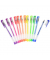 Gelschreiber Neon , 5110300-99, transparent (Schreibfarbe: 12-farbig sortiert), 0,4mm, mit Kappe