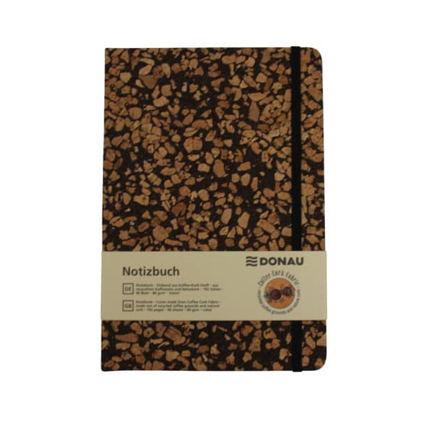 3 Stück PBs Notizbuch 1350107-02, Kaffee-Kork, braun, A5, liniert, 80g, 96 Blatt / 192 Seiten 9004546530008 PBs