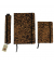Notizbuch 1350107-02, Kaffee-Kork, braun, A5, liniert, 80g, 96 Blatt / 192 Seiten