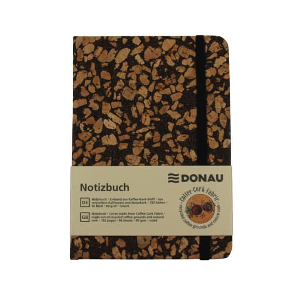 3 Stück PBs Notizbuch 1350108-02, Kaffee-Kork, braun, A6, liniert, 80g, 96 Blatt / 192 Seiten 9004546532927 PBs