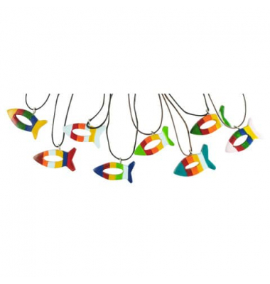 Halskette Regenbogenfisch Halskette