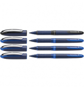 One Business Tintenroller 0,6 mm, Schreibfarbe: blau, 