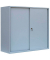 Schiebetürenschrank ClassiX, X-550145 lichtgrau 2 Fachböden 120,0 x 45,0 x 109,0 cm 