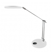 LED-Schreibtischlampe Spark, weiß, mit Standfuß, dimmbar