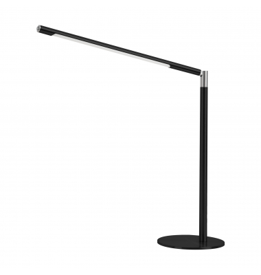 LED-Schreibtischlampe Aura, schwarz, mit Standfuß, dimmbar