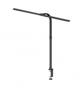 LED-Schreibtischlampe Nova, schwarz, mit Klemmfuß, dimmbar