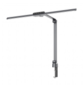 LED-Schreibtischlampe Flow, anthrazit, mit Klemmfuß, dimmbar