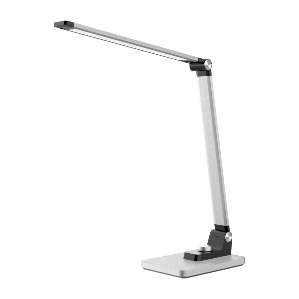 7612176092425 - LED-Schreibtischlampe Breeze silber gebürstet Standfuß dimmbar dimmbar 7612176092425 Hansa