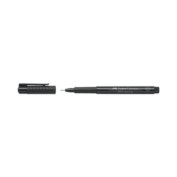 10 Stück Faber-Castell Tuschestift Pitt Artist schwarz superfein wasserf. 4005401671992 Faber-Castell