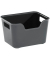 Aufbewahrungsbox Bella 2345290061, 1,9 Liter, mit Deckel, au&szlig;en 18x14x11cm, Polypropylen (PP) grau