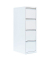 Hängeregistraturschrank signalweiß 4 Schubladen 40,0 x 62,0 x 132,0 cm 