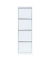 Hängeregistraturschrank signalweiß 4 Schubladen 40,0 x 62,0 x 132,0 cm 