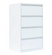 Hängeregistraturschrank signalweiß 4 Schubladen 76,0 x 62,0 x 132,0 cm 