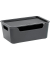 Aufbewahrungsbox Bella 2345300061, 4,22 Liter, mit Deckel, au&szlig;en 28x18x11cm, Polypropylen (PP) grau