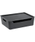 Aufbewahrungsbox Bella 2345310061, außen 28x36x11cm, Polypropylen grau