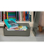 Aufbewahrungsbox Bella 2345310061, 9,15 Liter, mit Deckel, au&szlig;en 28x36x11cm, Polypropylen (PP) grau