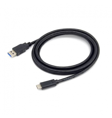 USB-Kabel 128344, 2m, USB-A auf USB-C, schwarz