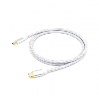 USB-Kabel 128355, 0,5m, USB-C auf USB-C, wei&szlig;