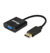 DisplayPort- VGA Adapter St/Bu 1920x1080/60Hz schwarz