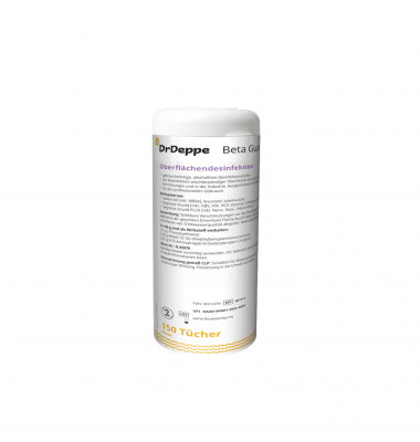Dr. Deppe Desinfektionstücher Beta Guard 601111 15x18cm Dr. Deppe Desinfektionstücher Beta Guard 601111 15x18cm