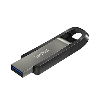 USB-Stick Extreme Go SDCZ810-128G-G46, grau/schwarz, 128 GB