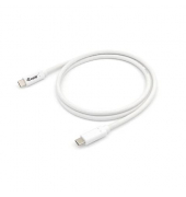 USB-Kabel 128361, 1m, USB-C auf USB-C, wei&szlig;