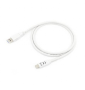 USB-Kabel 128364, 2m, USB-A auf USB-C, wei&szlig;