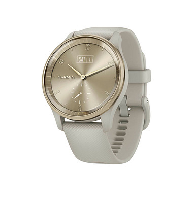 vivomove Trend Smartwatch pastellbraun, cremegold