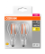 2 OSRAM LED-Lampen Base CLASSIC A60 Multipack E27 6 W klar