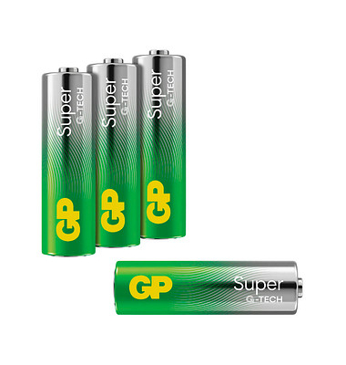 Batterien SUPER, AA / Mignon / LR06, 1,5 Volt