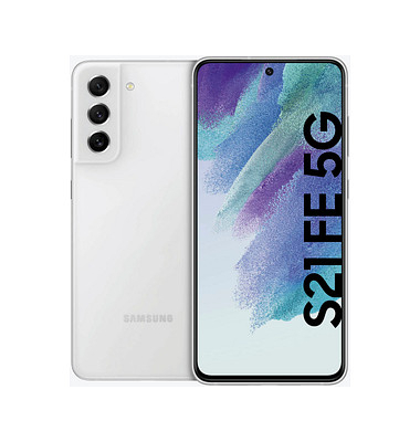 Galaxy S21 FE 5G Dual-SIM-Smartphone weiß 128 GB