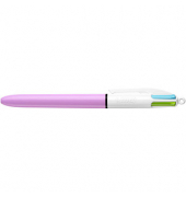 4-Farben-Kugelschreiber Fun lila Schreibfarbe farbsortiert, 