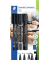 Permanentmarker Staedtler Lumocolor, 4 Strichstärken, schwarz