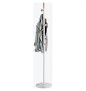 Kleiderständer 37312 braun Holz 8 Haken 35,0 x 178,0 cm 