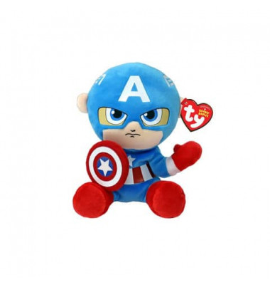 Plüschfigur Beanie Babies Marvel Captain America 