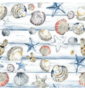 Motivserviette maritim, 25x25cm, 3-lagig 