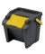 2810475991 Abfalltrenner Tower 3ST 30L schwarz  Abfalltrenner