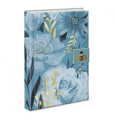 Notizbuch 50480, blau, A5, liniert, 104 Blatt / 208 Seiten