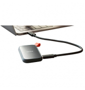 externe Festplatte Portable SSD SDSSDE30-1T00-G26, schwarz, 1 TB, SSD