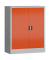 Stahlschrank ClassiX X-530314 feuerrot, lichtgrau 80,0 x 38,0 x 100,0 cm, aufgebaut 