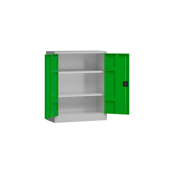 4061815503021 - Lüllmann - Metallschrank abschließbar Flügeltürenschrank Aktenschrank 100x80x38cm grau grün X-530315 4061815503021 - Lüllmann - Metallschrank abschließbar Flügeltürenschrank Aktenschrank 100x80x38cm grau grün X-530315